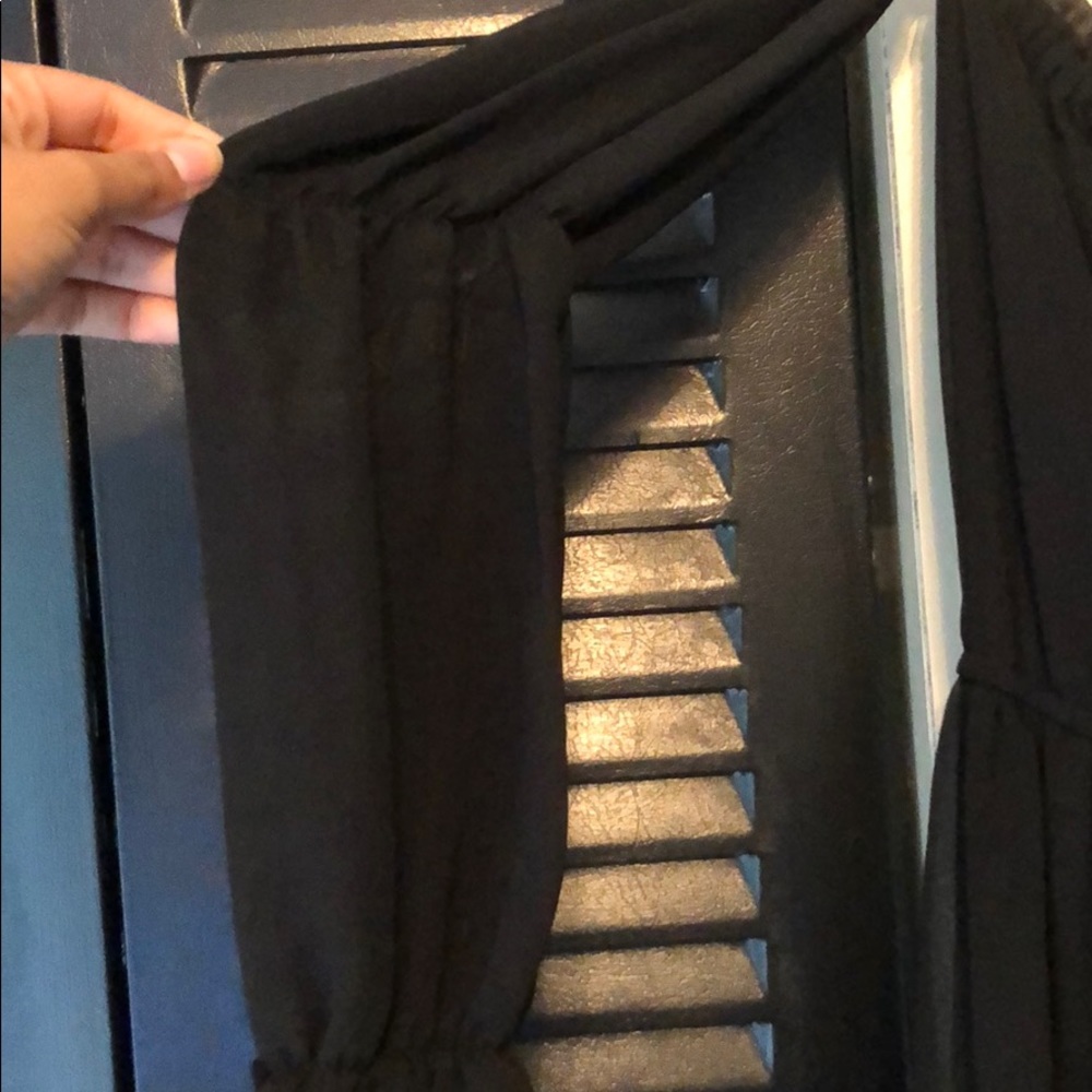 Black maxi dress